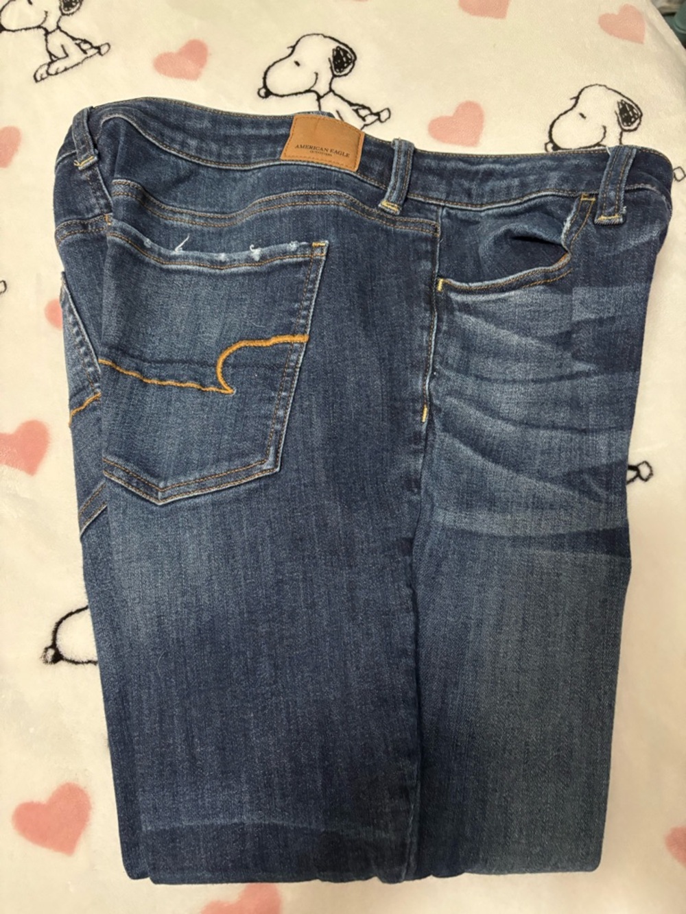 American Eagle Outfitters Women’s Skinny Jeans - Dark Blue Wash
